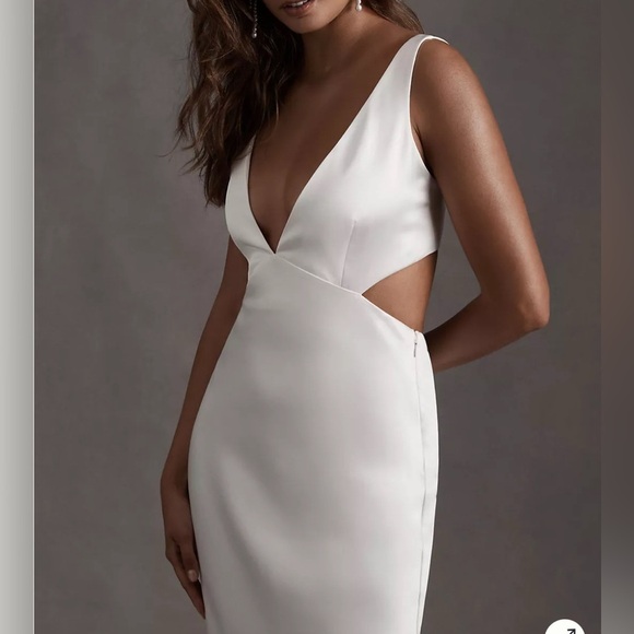 NWT Sachin + Babi White Backless Sheath Dress size 8 - Picture 3 of 6